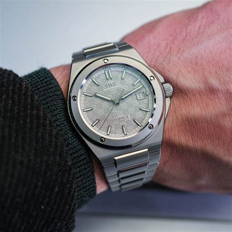 iwc ingenieur on wrist|iwc ingenieur titanium watch.